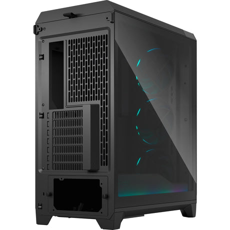 Fractal design meshify 3 ambience pro rgb midi tårnhus (sort | 2x usb-a | 1x usb-c | rgb | hærdet glas)
