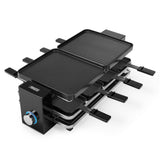 Princess 162925 raclette piano sort 8 gourmet sæt (sort)