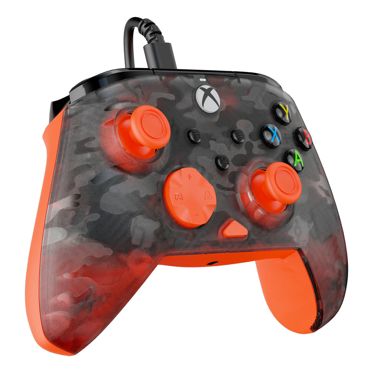 Turtle Beach Rematch Core Wired Controller (Black Orange, Xbox Series X|S, Xbox One, PC)