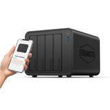 Terramaster F4-424 NAS (sort, 1x RJ-45 2.5GBE, HDMI)