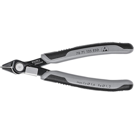 Knipex 78 71 125 ESD sideskæretang 64 HRC + wireklemme 125mm ESD