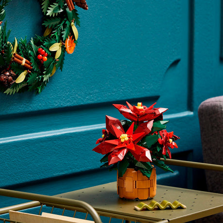 Lego icons kerstster poinsettia - 10370