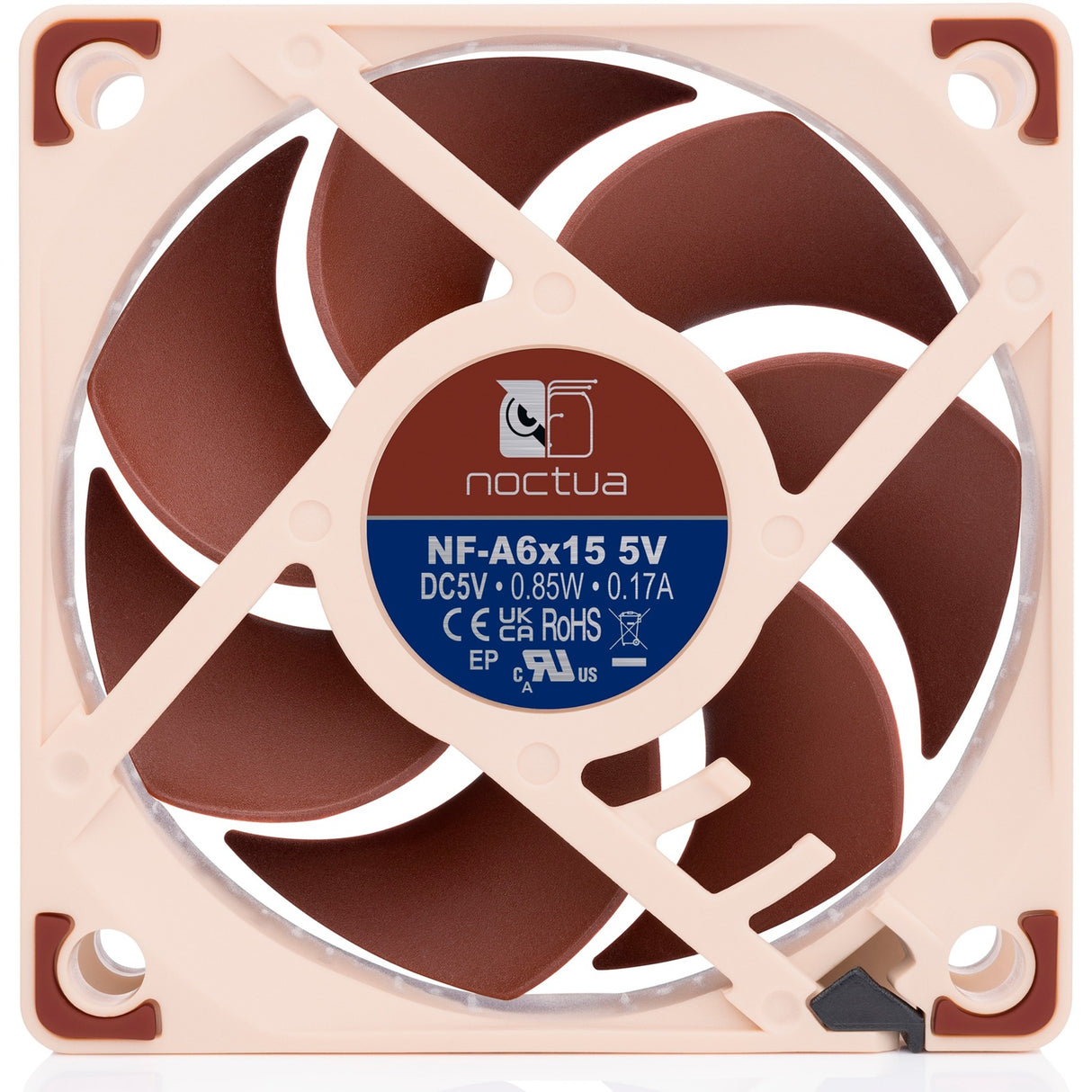 Noctua nf-a6x15 5v kabinet blæser (60 x 60 x 15 mm)