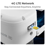 Reolink Trackmix G770 + Solar Panel 2 sikkerhedskamera (hvid sort, 4K 8MP UHD, 4G LTE, inkl. solpanel)