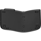 Kensington pro fit ergo kb675 eq tkl genopladeligt tastatur (sort, eu-layout (qwerty), membran, 80% (tkl), bluetooth, 2,4 ghz)
