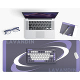 Iqunix og80 lavandin trådløst mekanisk tastatur (lavendel, us-layout (qwerty), cherry mx brown, 80% (tkl), hot-swappable, pbt, 2.4ghz | bluetooth 5.1 | usb-c)