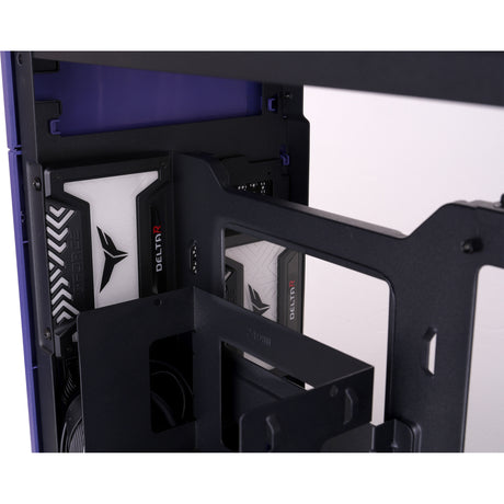 Thermaltake tr100 future dusk mini tårnhus (lilla | 2x USB-A | 1x USB-C)