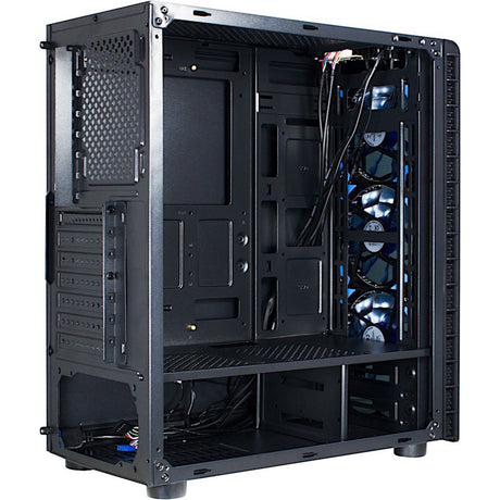 Inter-tech cxc2 midi tårnhus (sort | 3x usb-a | vindue)