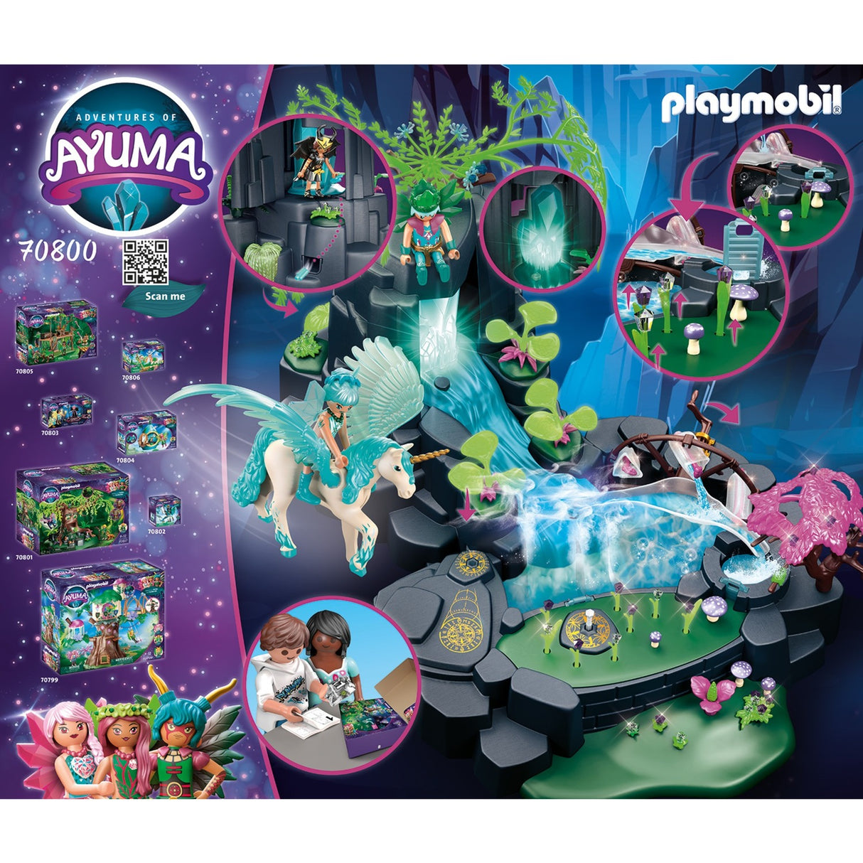 Playmobil ayuma - magisk energikilde byggelegetøj (70800)