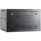 Dsi 6u vægskab med glaslåge - ds6406 serverrack (sort, 600 x 450 x 368 mm)