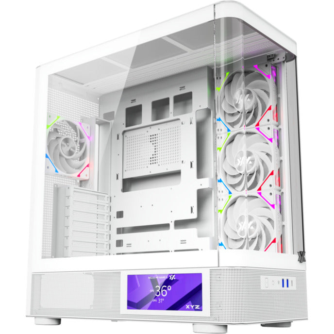 Xyz pc gear quantum pro midi tower cover (hvid | vindue)