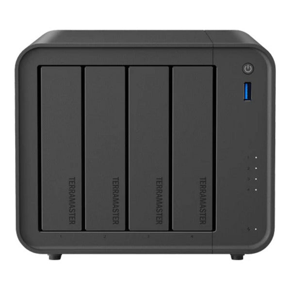 Terramaster f4-425 nas (sort, 1x 2,5 GBE, HDMI, USB)