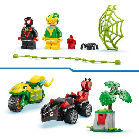 Lego spidey 11198 edderkop og elektrojagt med dinosaurkøretøjer
