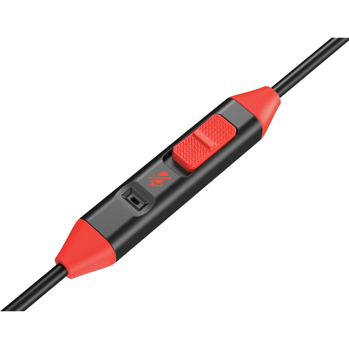 Powera-øretelefoner med ledning til Nintendo Switch 2 in-ear (sort rød, Nintendo Switch 2, Nintendo Switch, Nintendo Switch - OLED-model, Nintendo Switch Lite)