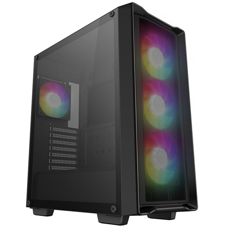 Deepcool CC560 Mesh V2 Midi Tower-hus (sort | 2x USB-A | RGB | Vindue)