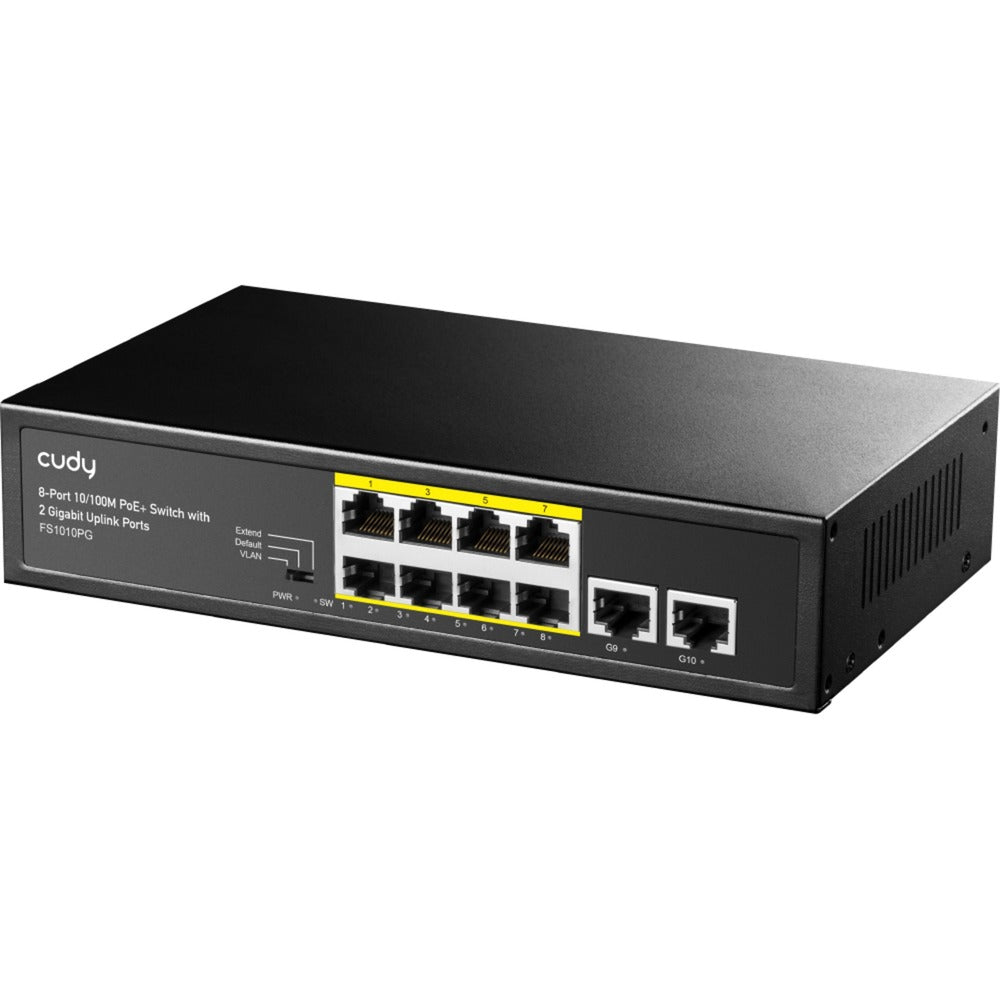 Cudy 8-ports 10 100m poe+ switch (sort)