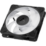 Arctic p12 pro a-rgb kabinet blæsere (sort, 3 stk, 120 x 120 x 25 mm, pwm)