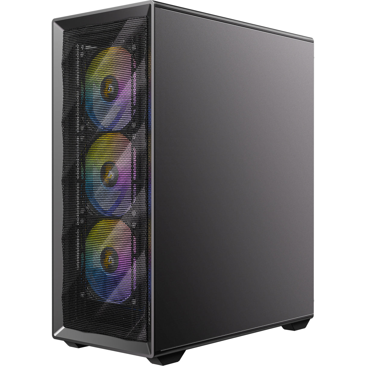 Antec ax85 argb midi tårnhus (sort | 2x usb-a | hærdet glas)