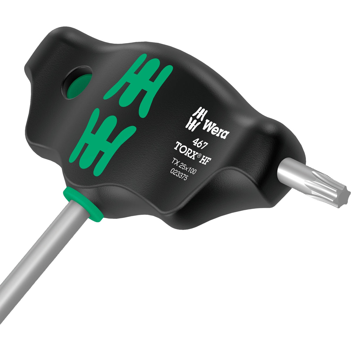 Wera 467 7 torx hf sæt 1 stjerneskruetrækker + stativ, 7 stk (sort grøn, med holdefunktion)