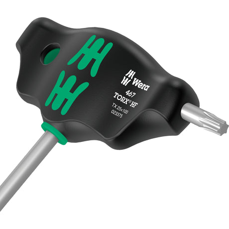 Wera 467 7 torx hf sæt 1 stjerneskruetrækker + stativ, 7 stk (sort grøn, med holdefunktion)