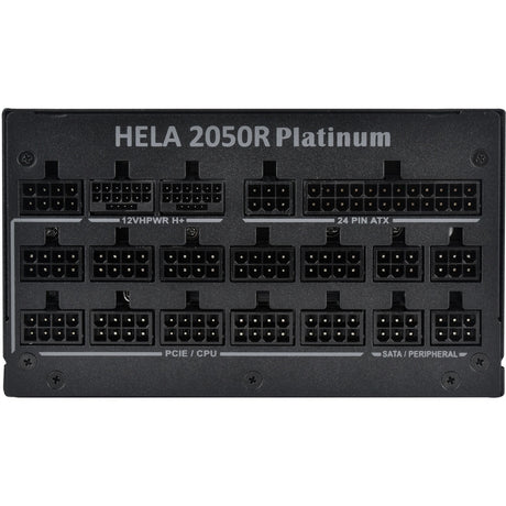 Silverstone hela 2050r platin, modulær 2050 watt strømforsyning (sort, 14x pcie)