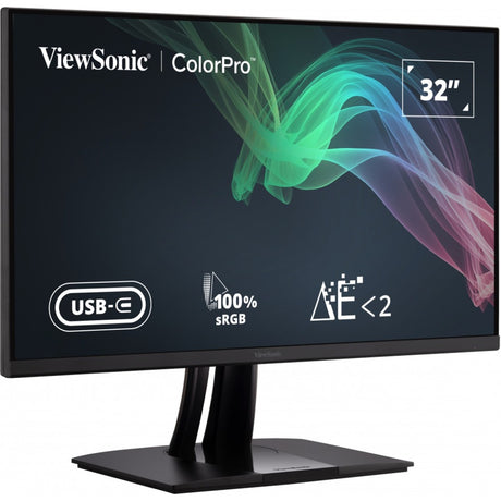 Viewsonic VP3256-4k 31.5 skærm (sort (mat), 2x HDMI, 1x skærmport, USB-A, USB-B, USB-C)