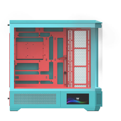 Thermaltake view 600 tg mint jordbær stort tårnhus (myntebær | 2x USB-A | 1x USB-C | hærdet glas)