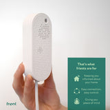 Frient smart siren eu siren (hvid, zigbee 3.0)