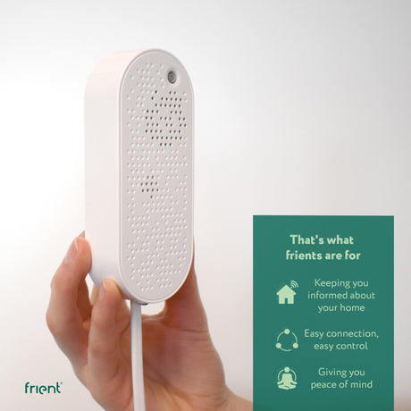 Frient smart siren eu siren (hvid, zigbee 3.0)