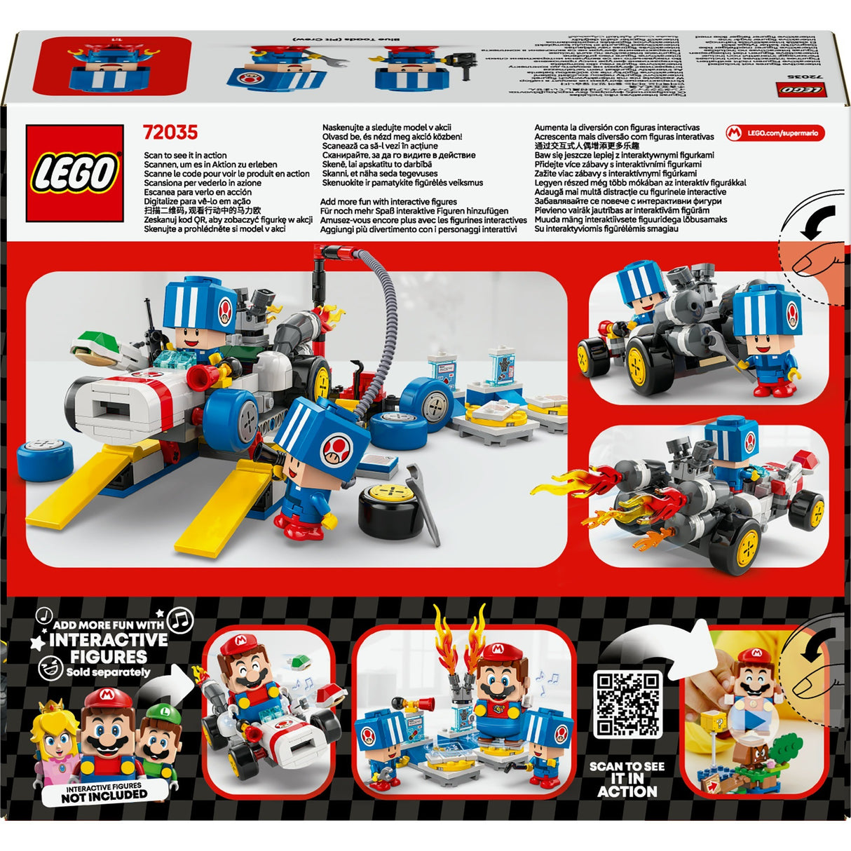 Lego super mario 72035 mario kart tudser garage
