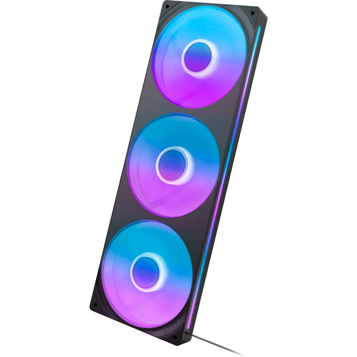 Nzxt f360 rgb core case fans (sort, 3 stykker, 360 x 120 x 26 mm)