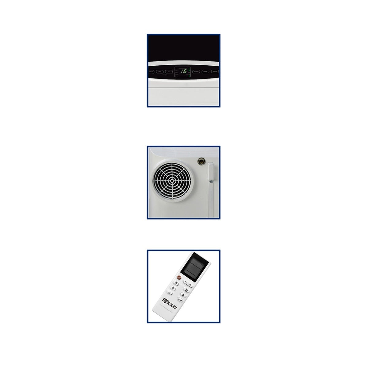 Termozeta airzeta clima c5 klimaanlæg (hvid, kølekapacitet 3,5 kW | 12000 btu h)