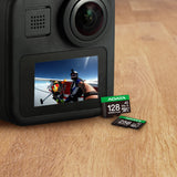 Adatahastighed plus microSDXC 256 GB hukommelseskort (uhs-i u3, klasse 10, v30, a2)