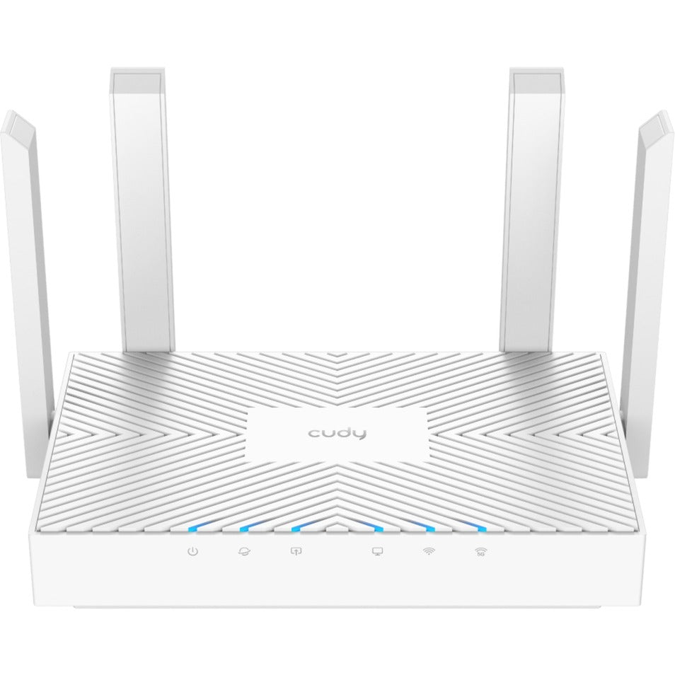 Cudy ac1200 gigabit wi-fi router (hvid, app)