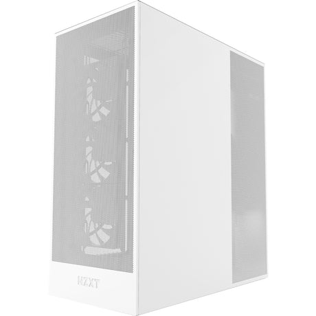 Nzxt h7 flow (2024) midi-tårnhus (hvid | 2x USB-A | 1x USB-C | hærdet glas)