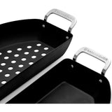 Kamado Joe Karbon Steel Half Moon Pan Set Stegepande