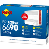 Fritz! box 6690 kabel international router (hvid rød)