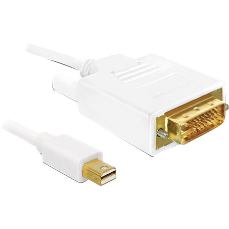 Delock mini displayport til DVI-D kabeladapter (hvid, 2 meter, passiv, dual-link, forgyldt, 82918)