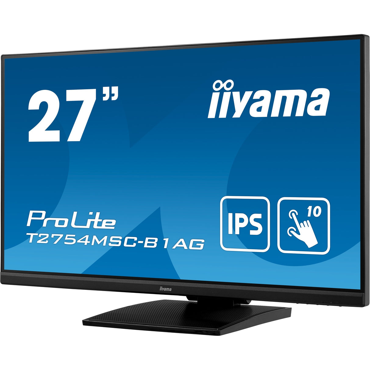 Iiyama prolite t2754msc-b1ag 27 touchscreen-skærm (sort, hdmi, vga, usb-a, usb-b)