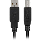 Sharkoon USB-A 2.0 > USB-B-kabel (sort, 2 meter)