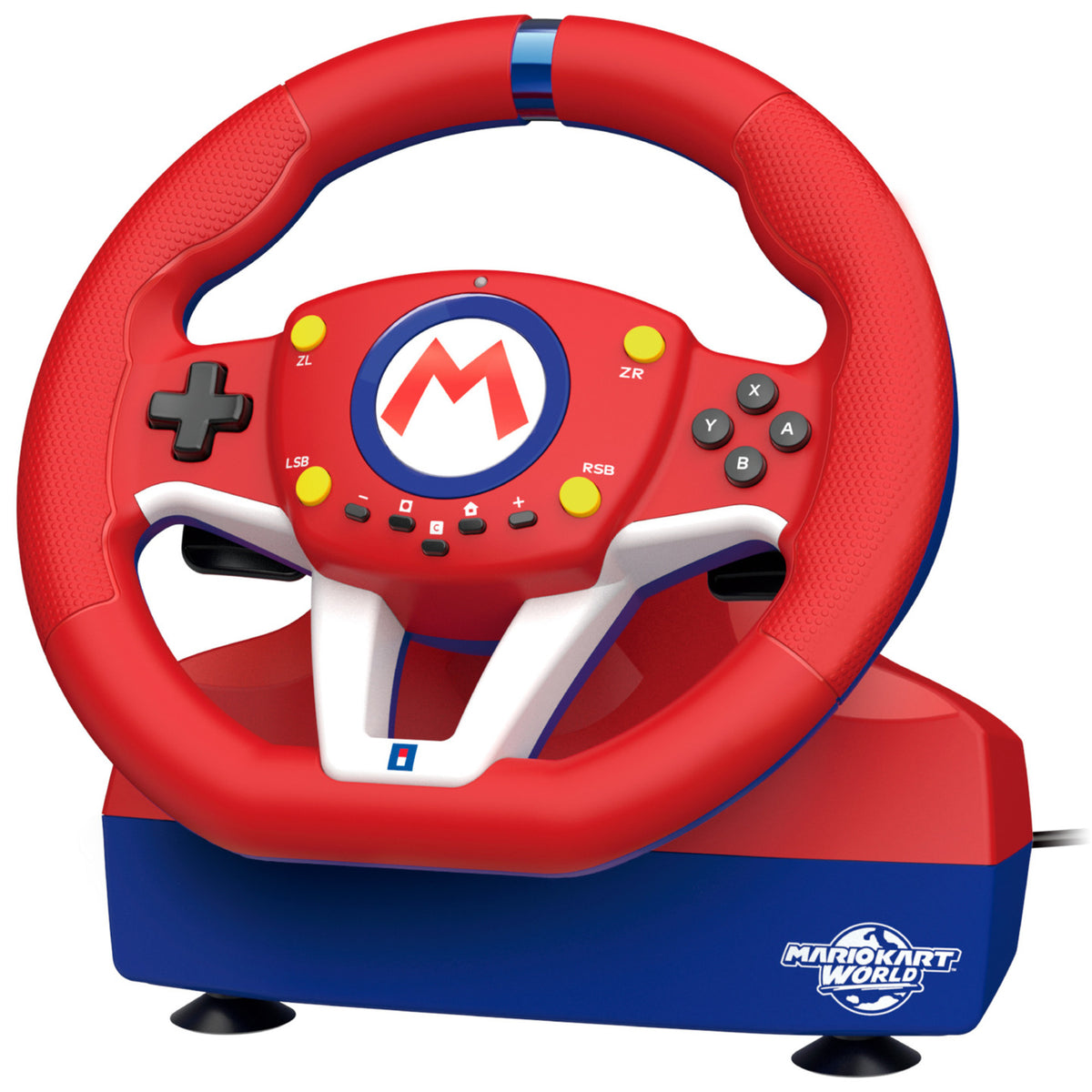 Hori mario kart racing wheel pro mini simulatorset (rood meerkleurig, nintendo switch 2, nintendo switch, nintendo switch oled, pc)