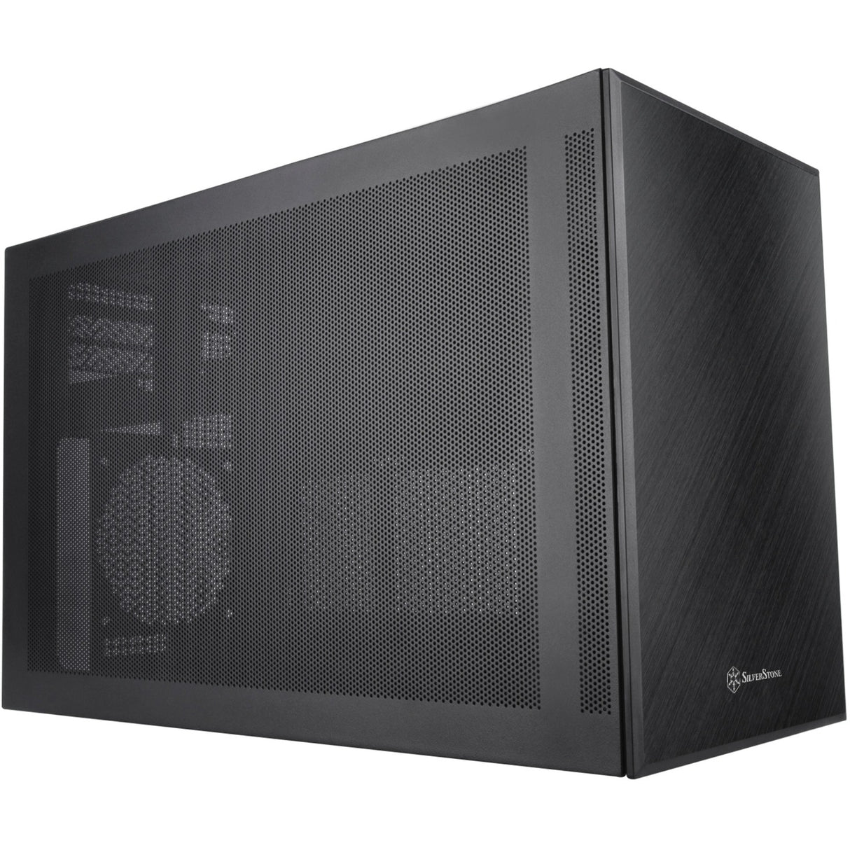 Silverstone sugo 17 mini tårnhus (sort | 2x USB-A | 1x USB-C)