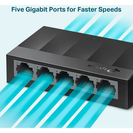 Tp-link ls1005g switch (sort, ikke-administreret)