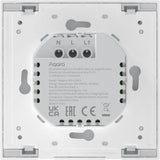Aqara smart wall switch h1 (med neutral, enkelt rocker) - zigbee 3.0 - enkelt switch - en knap - med neutral ledning