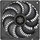 Silverstone air penetrator 120i case ventilator (sort, 120 x 120 x 25 mm)
