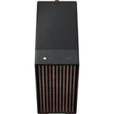 Fractal design nord xl midi tårnhus (sort træfarve | 2x USB-A | 1x USB-C | hærdet glas)