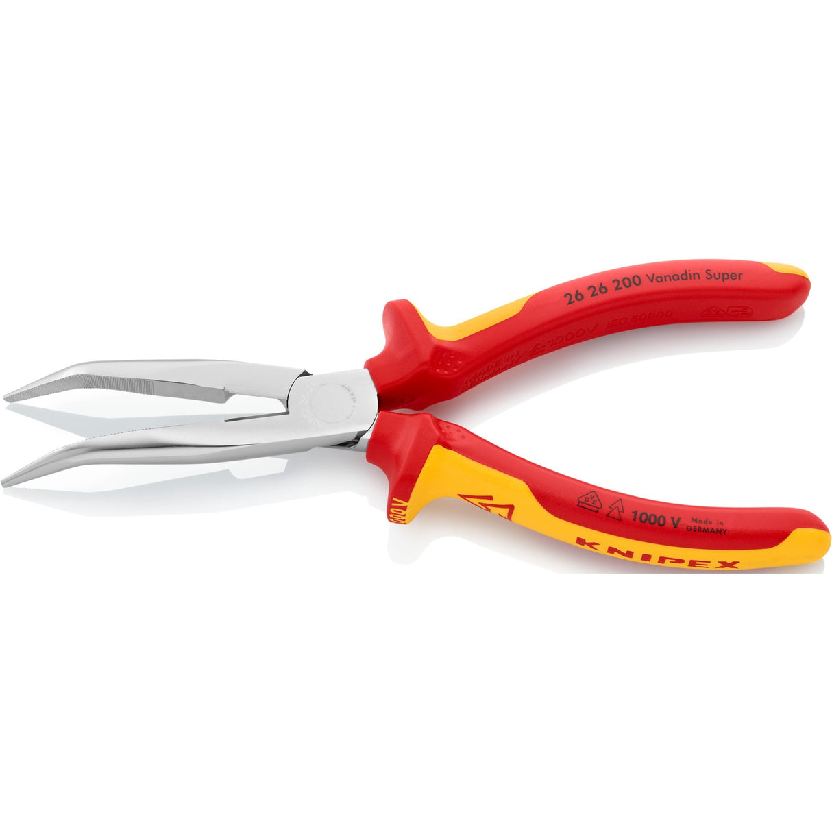 Knipex 26 26 200 telefontang 45° + sideskærer 200mm vde