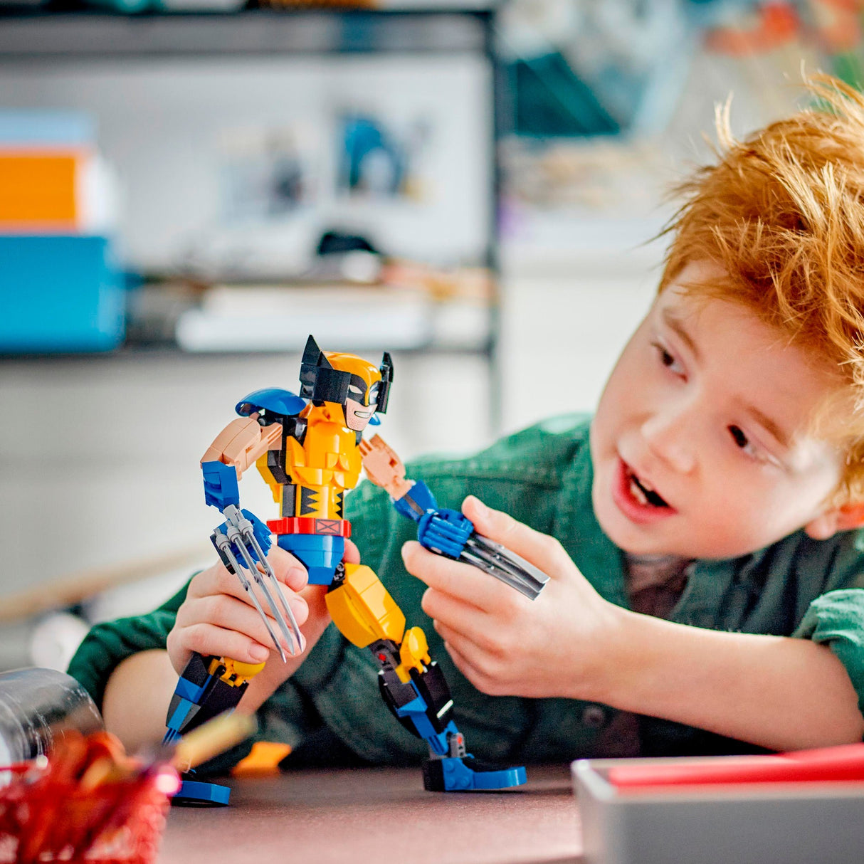 Lego marvel - jerv byggefigur byggelegetøj (76257)