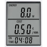 Goobay digital energiomkostningsmåler pro måleenhed (hvid)