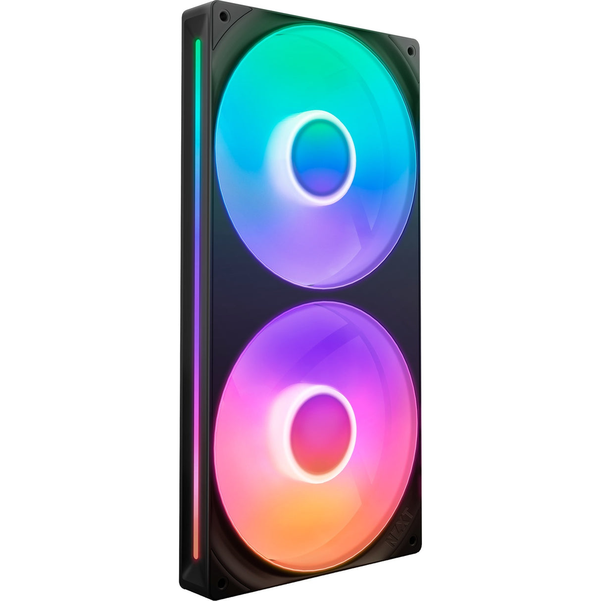 Nzxt f280 rgb core case fans (sort, 2 stk, 280 x 140 x 26 mm)